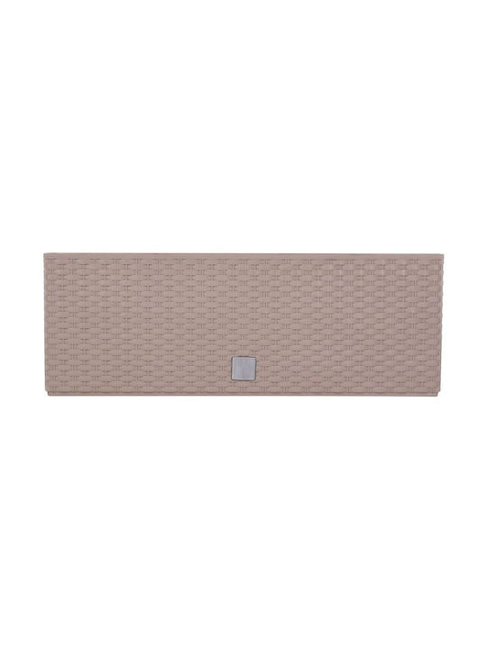 Dekorativer Pflanzkübel Imitation Rattan Braun 39,5x18,5x19,5 cm Rato Case Dekorativer Pflanzkübel Imitation Rattan Braun 39,5x18,5x19,5 cm Rato Case