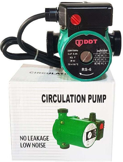 Sauberes Wasser Umwälzpumpe Ddt 38-71 W 220 V 18 L/min Durchflussrate