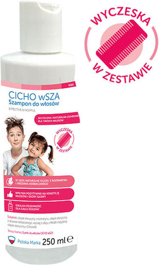 Sanity Lice Treatment Kit with Shampoo & Comb for Prevention Against Head Lice 250ml