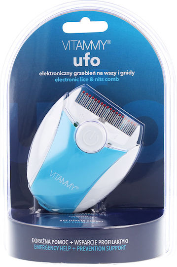 Vitammy Ufo Pieptănaș Electric Antipăduchi Albastru