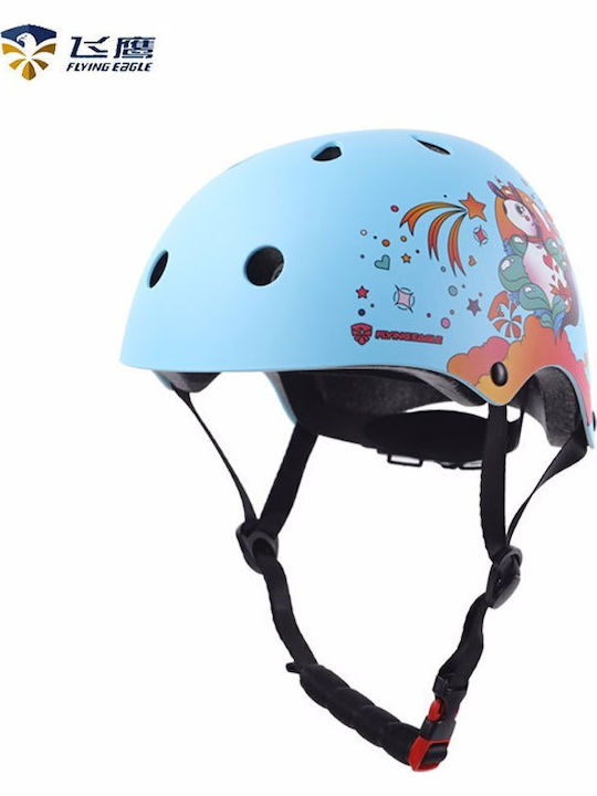 Flying Eagle Cască pentru biciclete / trotinete pentru copii pentru biciclete și trotinete Albastru
