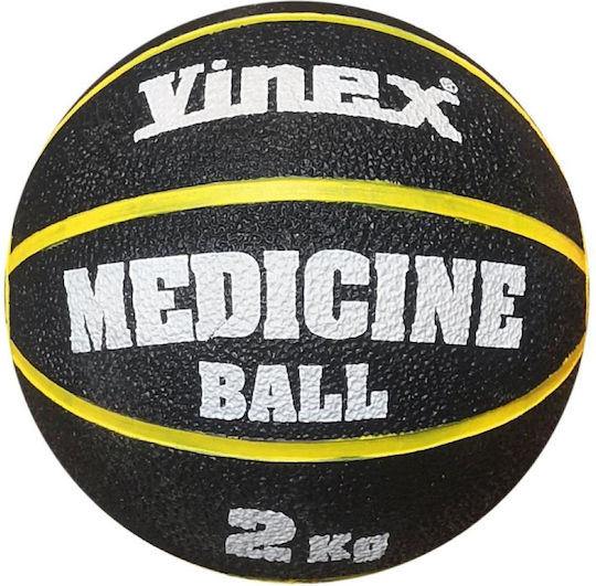Vinex Топка Медицина 2кг в Черен Цвят