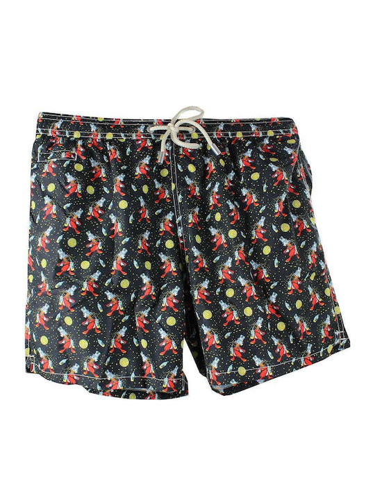 Lightning Scrooge Party Men's Swimwear Shorts Black