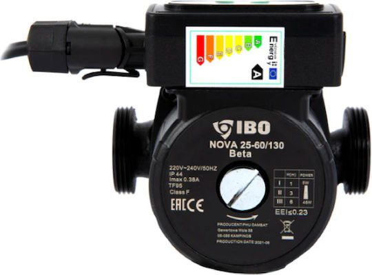Pompă de recirculare centrală Nova 25 60/130 55 L Min 5-45 W Ibo Dambat Ib030045