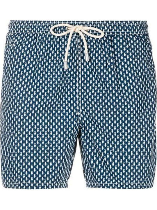 Lighting Micro Men's Swimwear Shorts Blue with Patterns
