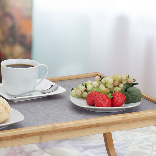 Relaxdays Bamboo Δίσκος Σερβιρίσματος 23x60x33cm