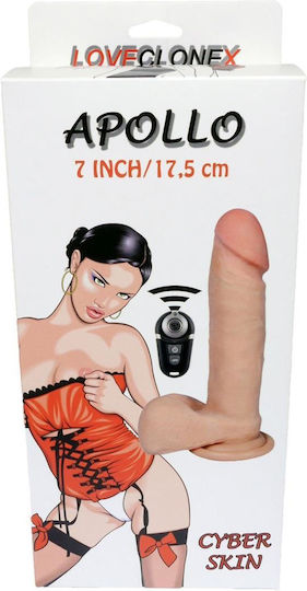 Realistisch Vibrator mit Fernbedienung Fleisch