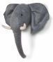 Childhome Kids Decorative Animal Bust Animals Gray 53x24x48εκ.