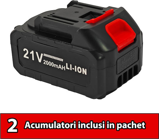Mașină de tuns oi fără fir Ddt-crystal 21 V 2000mAh 2 baterii Accesorii incluse + cutie de transport și depozitare