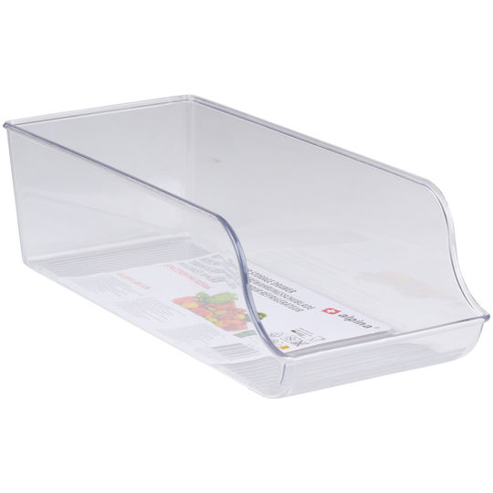 ArteLibre Sertar de depozitare transparent din plastic pentru frigider 35x13.5cm