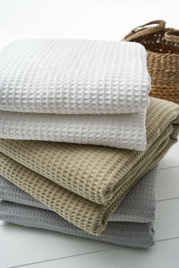 King Size Pique Waffle Blanket 1080 300gr Vesta Home 230×250 Terracotta