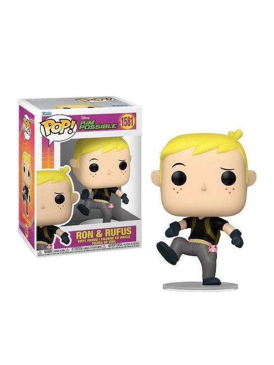 Funko Pop! Movies: Kim Possible - Ron & Rufus 1581 Funko Pop! Movies: Kim Possible - Ron & Rufus 1581