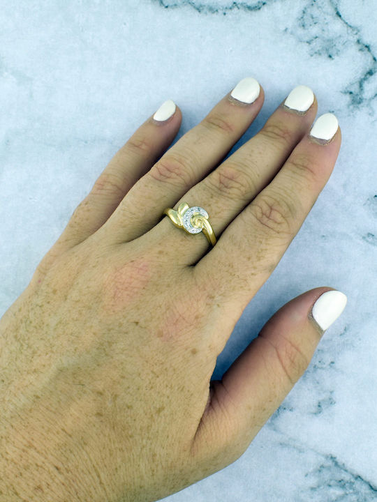 Antwnakakis Damen Ring aus Weißgold 14K