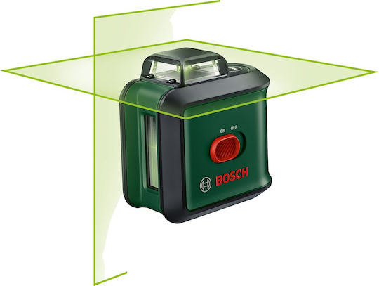 Bosch UniversalLevel 360 Premium Set Самонивелиращо Линейно Лазерен нивелир Зелен лъч 1.5V с Работен обхват 24м