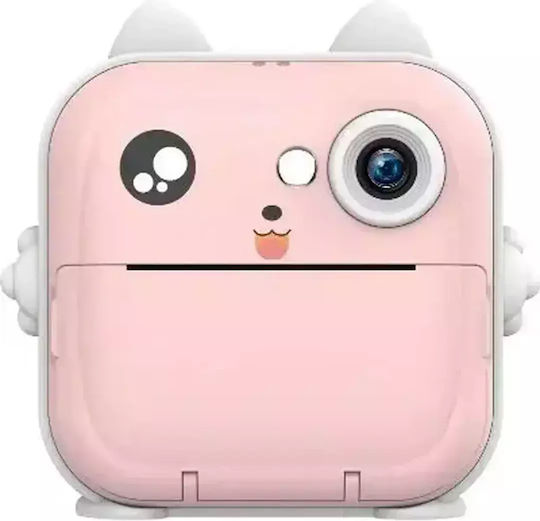 Andowl C6 Children's Camera with Thermal Printing Pink
