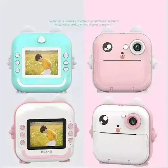 Andowl C6 Children's Camera with Thermal Printing Pink