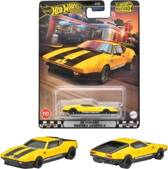 Hot Wheels Premium Car Premium Boulevard De Tomaso Pantera Gruppo 4 Vehicle 1:64 For 3+ Years