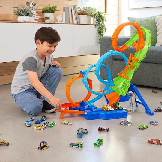 Hot Wheels Action Pistă 1:64 pentru 5+ Ani