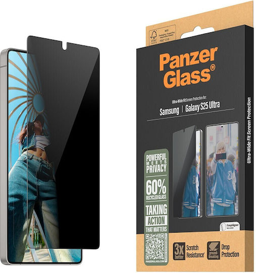 PanzerGlass Privatsphäre Displayschutzfolie (Galaxy S2025 Ultra, PanzerGlass)