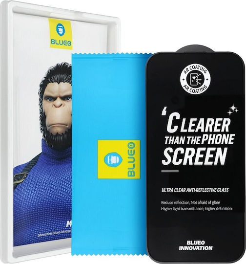Blueo Mr Monkey 5D Tempered Glass Black (iPhone 16)