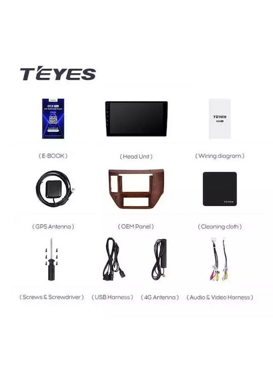 Teyes Cc3 2k Navigație Auto Nissan Patrol Y61 2004-2021 4+64gb 9.5" Qled Octa-core 2ghz Android 4g Bluetooth 5.1 Dsp
