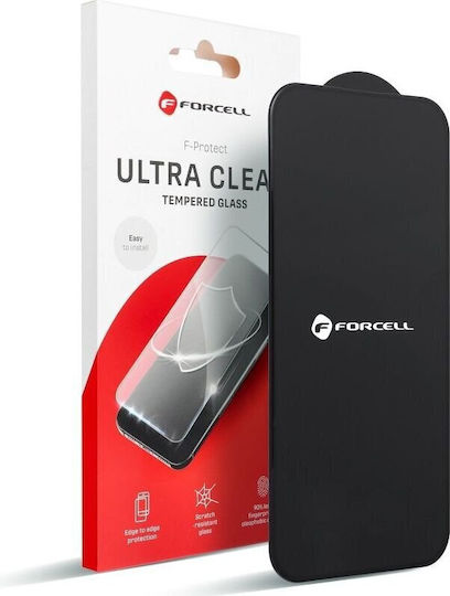 Forcell Ultra Clear Tempered Glass Μαύρο (iPhone 12 Pro Max)