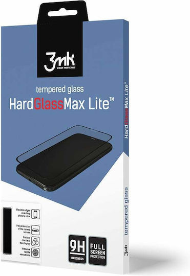 3MK HardGlass Max Lite Черно Закалено стъкло за цялото лице (Galaxy A30s)