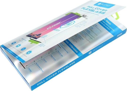 Bestsuit Flexible Hybrid Glass 5D Закалено стъкло за цялото лице (Galaxy S21 Ultra 5G)