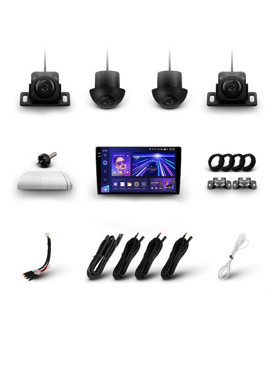 Teyes Sistem Audio Auto 2DIN (Bluetooth/USB/WiFi/GPS/Apple-Carplay/Android-Auto) cu Ecran Tactil 9.5"