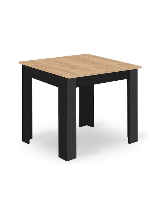 Masă Sala de mese Black And Artisan Oak 80x80x75buc