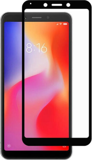 5D Full Glue Full Face Tempered Glass Black (Redmi 6/6a)