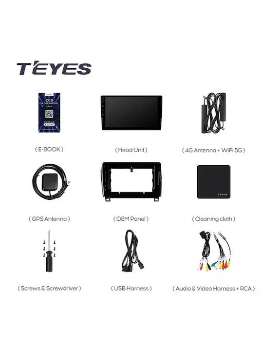 Teyes Cc3 2k Navigație Auto Toyota Tundra Xk50 2007-2013 6+128gb 10.36" Qled Octa-core 2ghz Android 4g Bluetooth 5.1 Dsp