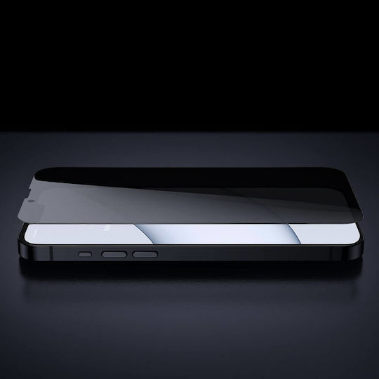 Baseus Anti Spy 0.23mm Full Face Tempered Glass 2pcs Black (iPhone 14 Plus / 13 Pro Max) SGQP020501