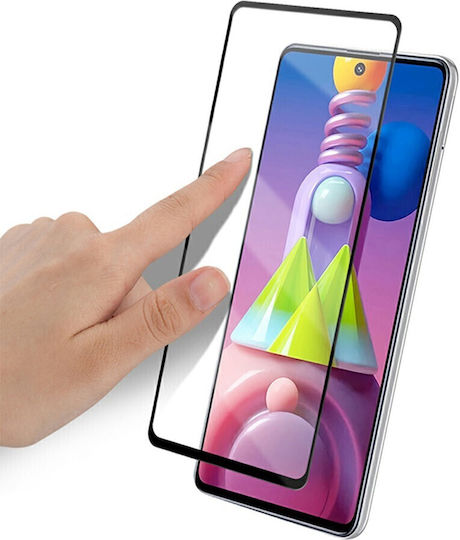 Mocolo Full Face Tempered Glass Black (Galaxy M51)