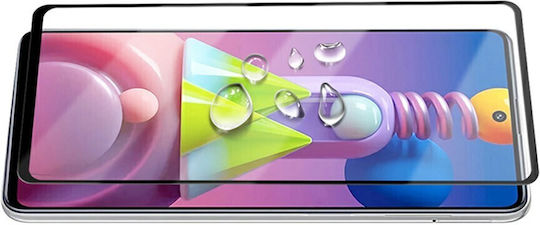 Mocolo Full Face Tempered Glass Black (Galaxy M51)