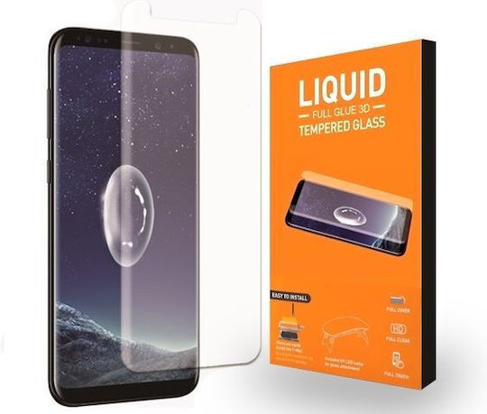 T-Max No Lamp 3D UV течност Пълно лепило Закалено стъкло за цялото лице (Galaxy S22 Ultra 5G)