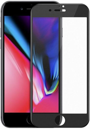 ObaStyle 3D Full Face Tempered Glass Μαύρο (iPhone SE 2022 / 2020 / 8 / 7)