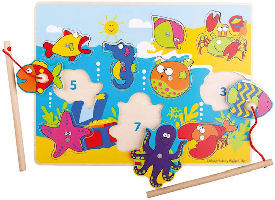 Big Jigs Tierchen Magnetische Meerestiere aus Holz für 18++ Monate