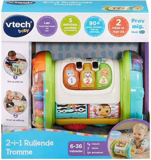 Vtech Musical Instrument Rolling Explorer Drum with Music
