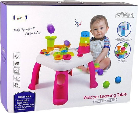 Lean Toys Τραπεζάκι Δραστηριοτήτων με Φως για 18+ Μηνών