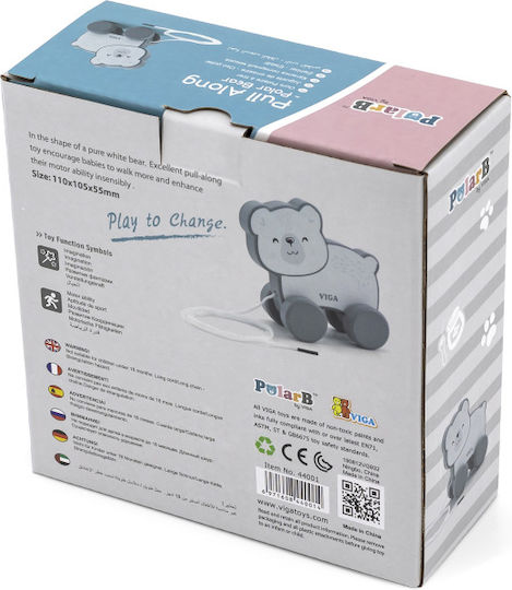 Viga Toys Ζωάκι από Ξύλο για 18+ Μηνών