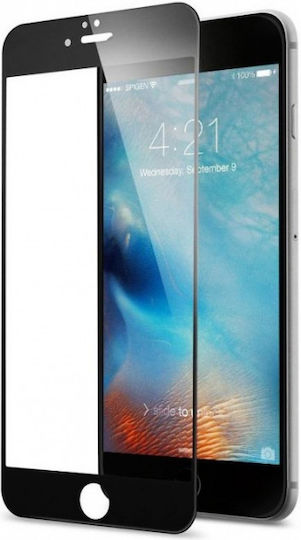 Full Glue Full Face Tempered Glass Μαύρο (iPhone SE 2022 / 2020 / 8 / 7)
