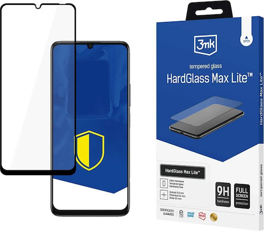 3MK HardGlass Max Lite Vollflächig gehärtetes Glas Schwarz (TCL 40 SE)