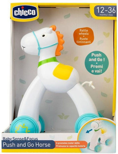 Chicco Συρόμενο Παιχνίδι Push & Go Horse με Ήχους για 12+ Μηνών