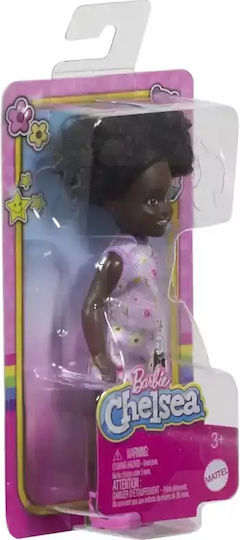 Barbie Chelsea Doll Chelsea Space Buns Brown Eyes Dark Skin For 3+ Years 15cm