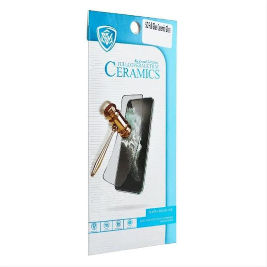 5D Ceramic Full Glue Full Face Tempered Glass Μαύρο (Galaxy S22 5G)
