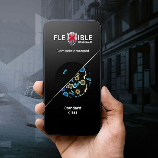 Forcell Flexible Nano 0.30mm Antibacterial Full Face Tempered Glass (iPhone 14 Pro)