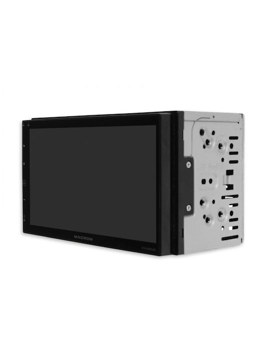 Macrom Ηχοσύστημα Αυτοκινήτου (Bluetooth/USB/WiFi/GPS/Apple-Carplay/Android-Auto/CD) με Οθόνη Αφής 6.8"