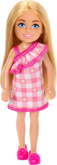 Barbie Celsi And Friends Păpușă Chelsea Rochie roz în carouri pentru 3+ ani+ Ani (Diverse modele) 1 buc