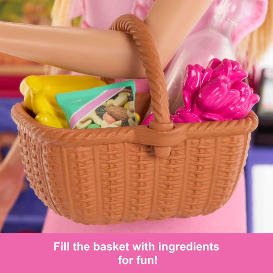 Barbie Malibu Set de păpuși Malibu la Piață pentru 3+ ani+ Ani (Diverse modele) 1 buc
